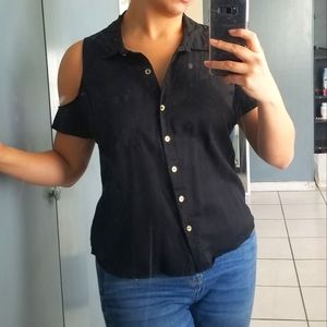 Guess black blouse